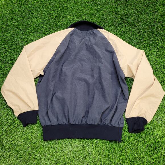 Vintage 70s MOD Anorak Windbreaker Jacket L/XL 24x25 Black - Picture 2 of 12